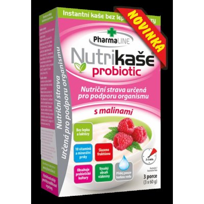 Nutrikaše probiotic s malinami 3x60 g – Zbozi.Blesk.cz