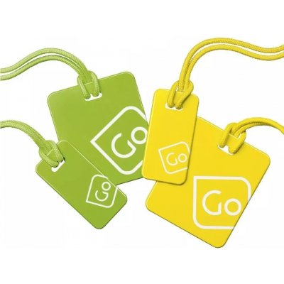 Go Travel Family Pack Tags yelow/green – Zboží Mobilmania