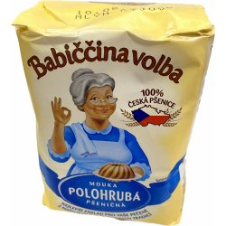 Babiččina volba pšeničná mouka polohrubá, 1kg