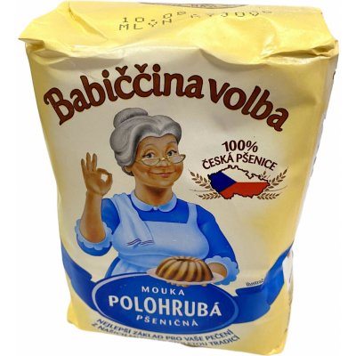 Babiččina volba pšeničná mouka polohrubá, 1kg