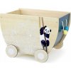 Chodítko Canopée Dřevěný dětský vozík na hračky