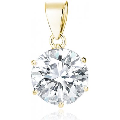 OLIVIE Stříbrný přívěsek ZIRKON GOLD 9202 – Zboží Dáma