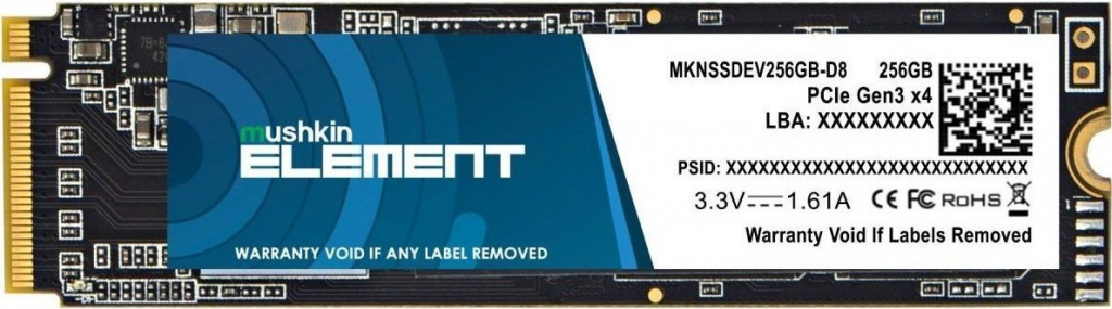 Mushkin Element 256GB, MKNSSDEV256GB-D8