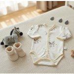 Kojenecké propínací body Zebra krém – Zboží Dáma