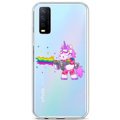 Pouzdro TopQ Vivo Y20s silikon Rainbow Gun – Zboží Mobilmania