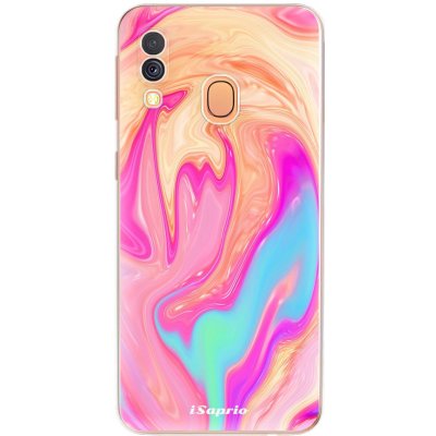 Pouzdro iSaprio - Orange Liquid - Samsung Galaxy A40 – Zbozi.Blesk.cz