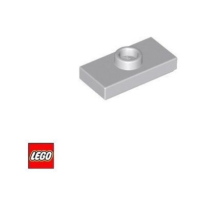 LEGO® 15573 Dlaždice 1x2 upravená Světle-Šedá – Zboží Mobilmania