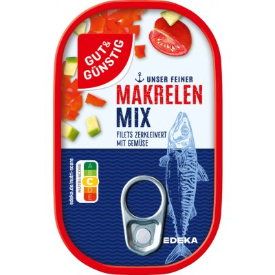 G&G Filety z makrel s kousky zeleniny 125 g – Zboží Dáma