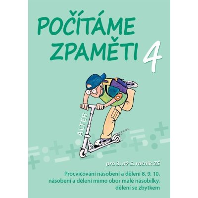 Počítáme zpaměti 4 - Pracovní sešit k procvič.násobení a dělení 8, 9, 10, dělení se zbytkem - Jiří Volf – Zboží Mobilmania