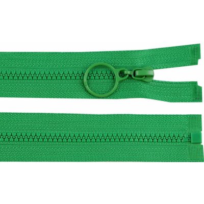 Prima-obchod Kostěný zip No 3 délka 70 cm s kroužkem, barva 243 zelené kapradí – Hledejceny.cz