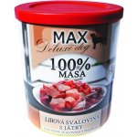 Max Deluxe Adult kostky libové svaloviny s játry 800 g – Sleviste.cz