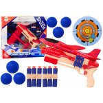 mamido Pistole na pěnové šipky a kuličky, vystřelovač letadla, terč, sada 5v1 – Hledejceny.cz