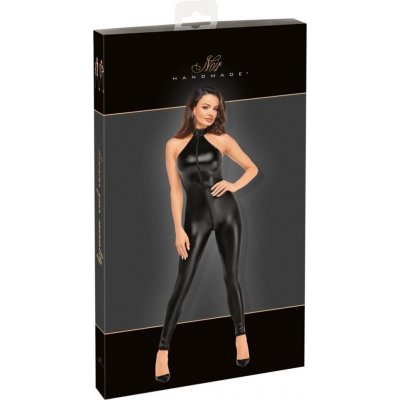 Jumpsuit s límečkem S noir – Sleviste.cz