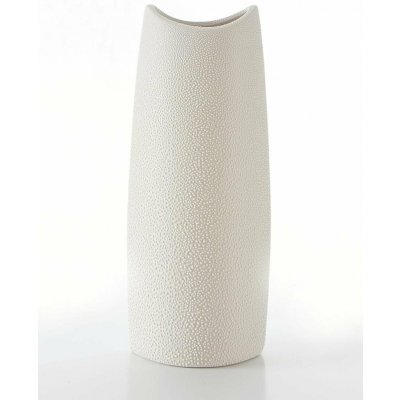 EUROFIRANY DEKORATIVNÍ VÁZA RISO 14X9X35 KRÉMOVÁ – Zboží Mobilmania