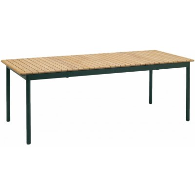 FRITZ HANSEN Zahradní stůl Pelagus 214, Teak, Hunter Green – Hledejceny.cz