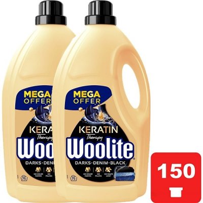 Woolite Dark With Keratin gel 2 × 4,5l 150 PD – Zboží Mobilmania