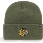 47 Brand pánská Zimní čepice Chicago Blackhawks Haymaker ’47 Cuff Knit – Zboží Mobilmania