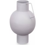 Giftdecor Kovová váza v pastelové barvě, výš. 23 cm barva šedá – Hledejceny.cz