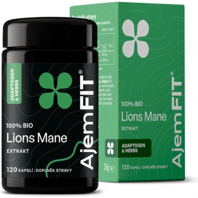 AjemFIT BIO Extrakt Lion's Mane 120 kapslí – Hledejceny.cz