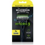 Wilkinson Sword Hydro 3 Skin Protection + 9 ks hlavic – Zboží Mobilmania