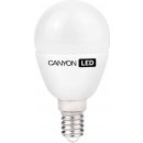 Canyon LED COB žárovka E14 kompakt kulatá mléčná 6W 470 lm Teplá bílá 2700K 220-240 150 ° Ra> 80