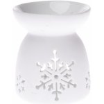 Keramická aromalampa Snowlet bílá, 7,7 x 9 cm – Zboží Dáma