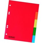 Herlitz - rozlišovač plastový A5 barevný 1-5 – Zboží Dáma