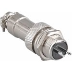 GX12, panelový spojovací konektor, kovový 2-pin | Zboží Auto