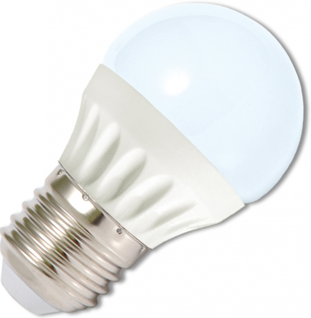 Ecolite LED žárovka E27 5W LED5W-G45/E27/4100K studená bílá