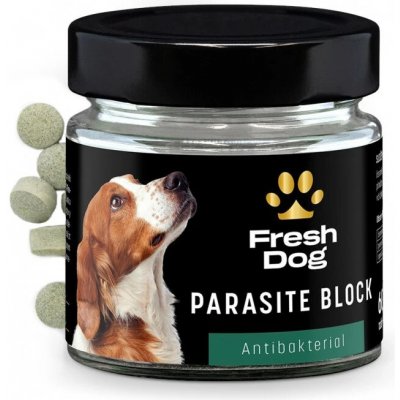 FreshDog ANTIBAKTERIAL proti parazitům a klíšťatům 180 tablet – Hledejceny.cz