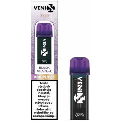 Venix Max Pod Black Grape-X 20 mg 900 potáhnutí 1 ks – Zbozi.Blesk.cz