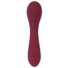 Vibrátor Curved G Spot cordless silicone burgundy