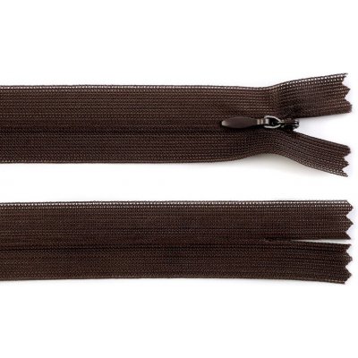Spirálový zip skrytý šíře 3 mm délka 55 cm dederon - 332 Black – Hledejceny.cz