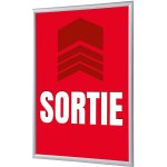 Jansen Display Set klaprámu A1, Východ, červený, francouzština, 625 x 872 mm – Zboží Živě