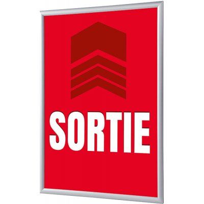 Jansen Display Set klaprámu A1, Východ, červený, francouzština, 625 x 872 mm – Zboží Živě