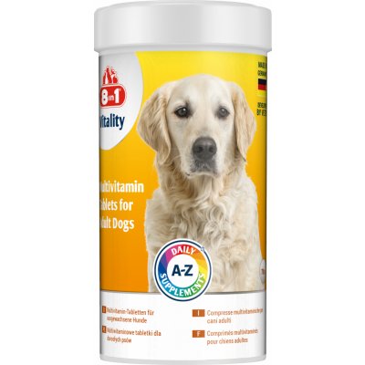 8 in 1 Pet Products Vitality Multivitamin for Adult Dogs 70 tbl – Zbozi.Blesk.cz