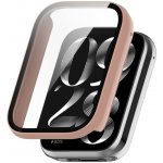 VSECHNONAMOBIL 101567 PC FULL COVER Plastový kryt se sklem pro Xiaomi Smart Band 9 Pro růžový – Zboží Živě