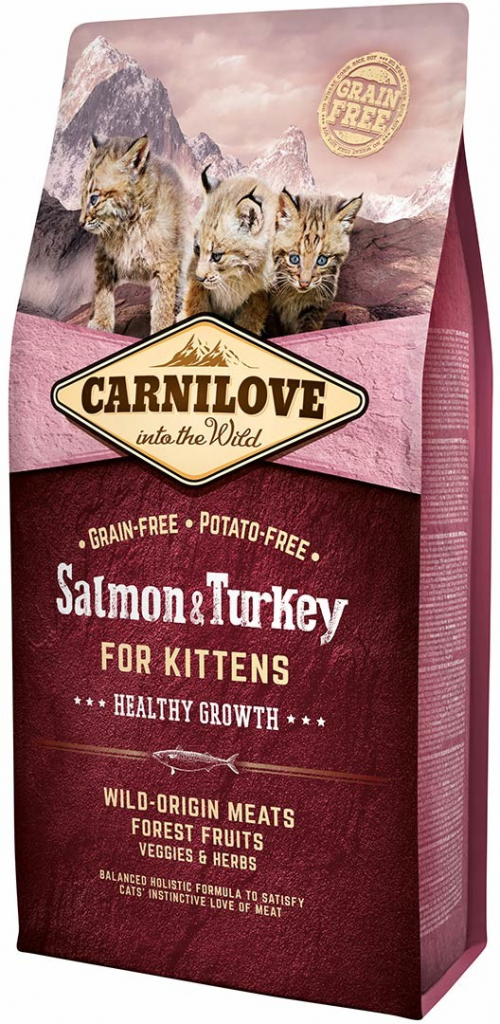 Carnilove Kitten losos a krocan 6 kg