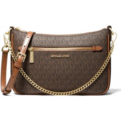 Michael Kors kabelka jet set small chain logo brown hnědá od 5 990 Kč -  Heureka.cz