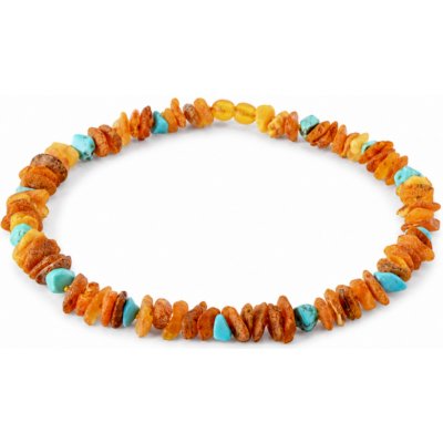 Jantarový Přírodní Obojek proti klíšťatům a blechám Baltské jantary MAXTyrkys Natural AmberTurquoise 50 cm č. 174 – Hledejceny.cz
