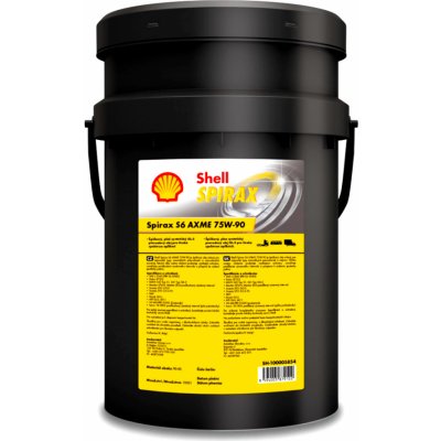 Shell Spirax S6 AXME 75W-90 20 l – Zbozi.Blesk.cz