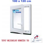 ERKADO 100x120 cm bílé otevíravé i sklopné levé – Hledejceny.cz