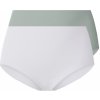 Dámské stahovací prádlo esmara Dámské bezešvé tvarující kalhotky 2 kusy mintová bílá