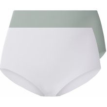 esmara Dámské bezešvé tvarující kalhotky 2 kusy mintová bílá