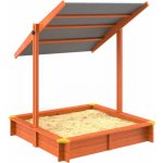 FurniGO Pískoviště Sami se stříškou 120x120cm – Zboží Dáma FurniGO Pískoviště Sami se stříškou 120x120cm – Zboží Dáma