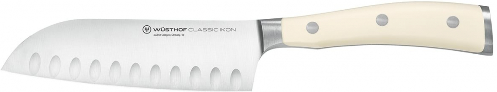 WUSTHOF CLASSIC IKON CREME Japanese Chef\'s Knife Santoku 17cm