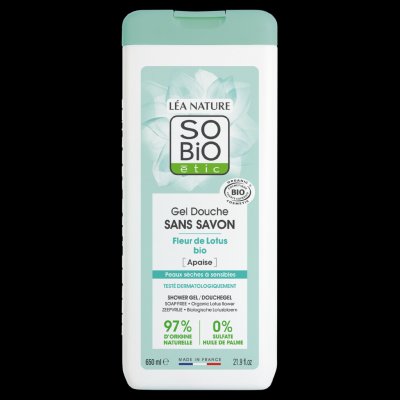 SO’BiO étic sprchový gel s lotosovým květem 650 ml – Hledejceny.cz