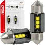 AMIO LED žárovky sufit 31mm C5W C10 bílá, 3SMD 2525 12/24V – Hledejceny.cz