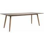 Stern Jídelní stůl Interno, obdélníkový 220x100x73,5 cm, nohy teak, deska HPL Cement light – Hledejceny.cz
