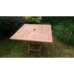 Nábytek Texim Roger II. hranatý teakový skládací stůl – Zboží Mobilmania